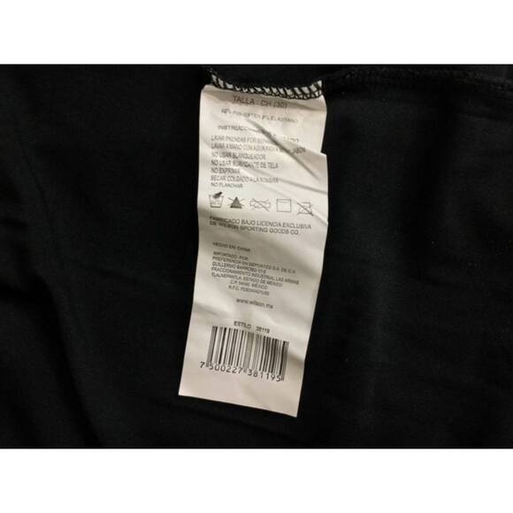 NWT Wilson Black Zip Workout Jacket Woman's Size S Coral Salmon Collar New - Picture 7 of 7